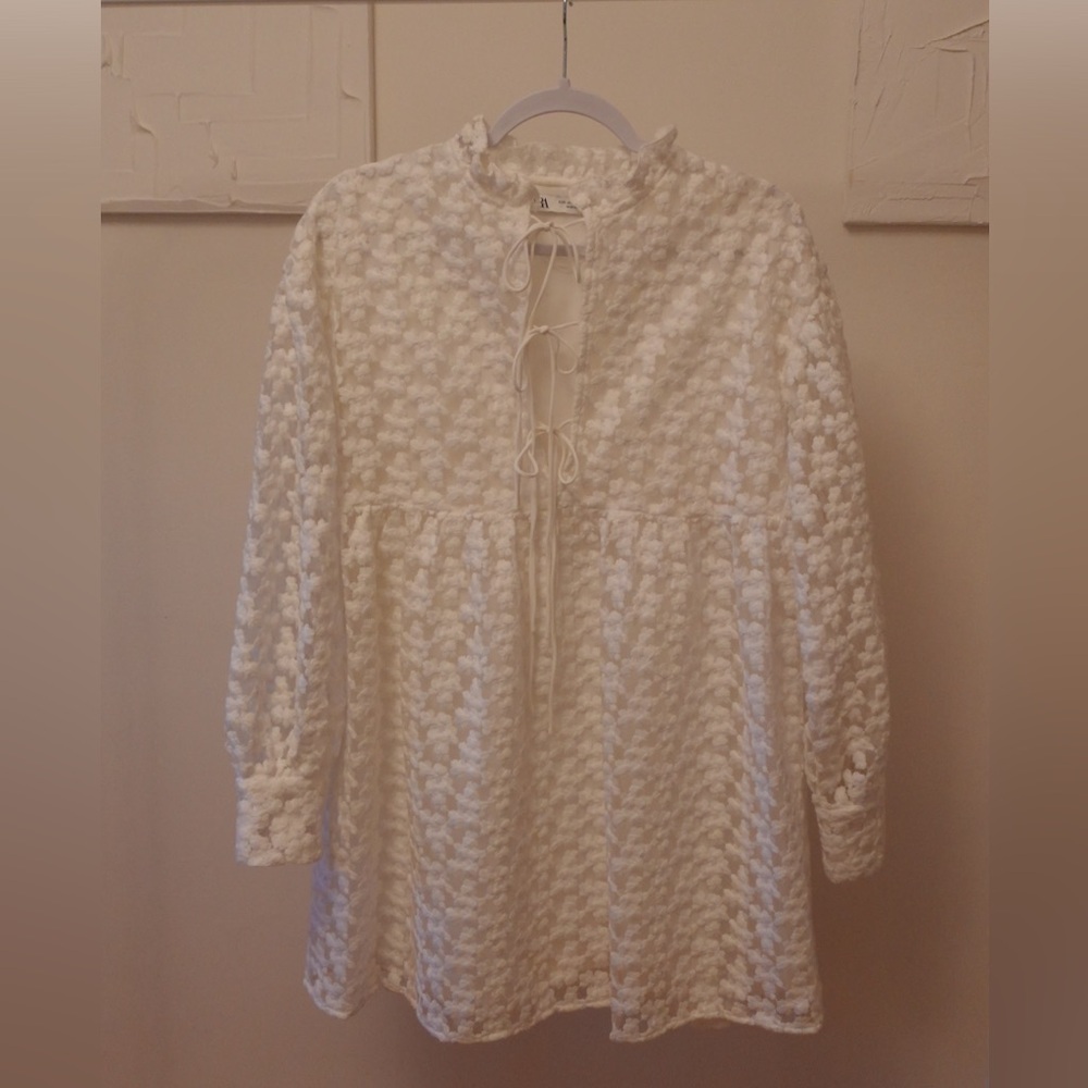 ZARA lace short dress
